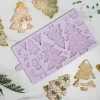 Molde silicona para fondant árboles de mimbre Navidad - Karen Davies