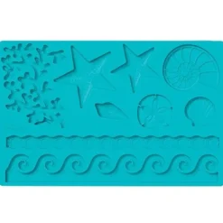 Molde silicona para fondant Vida Marina - Wilton