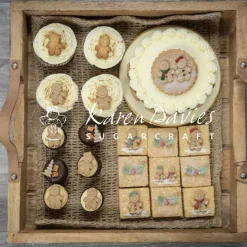 Molde silicona para fondant y galletas muñecos de jengibre - Karen Davies