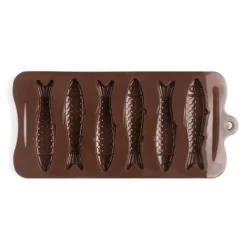 Molde silicona 6 sardinas de chocolate - Ibili