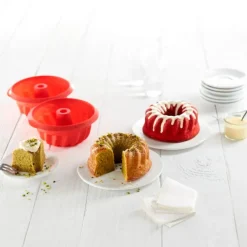 Moldes mini savarín 14 cm (2) - Silicona - Lékué