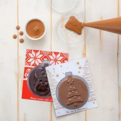Moldes para chocolate y tarjetas de Navidad - Decora