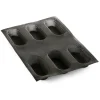 Moldes silicona microperforados 6 cavidades Mini Plum cakes 9,5 x 4 cm AirPlus (2) - Silikomart