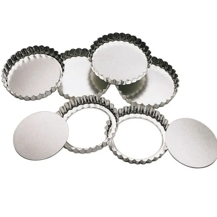 Moldes tartaletas con base extraíble (6) - Kitchen Craft