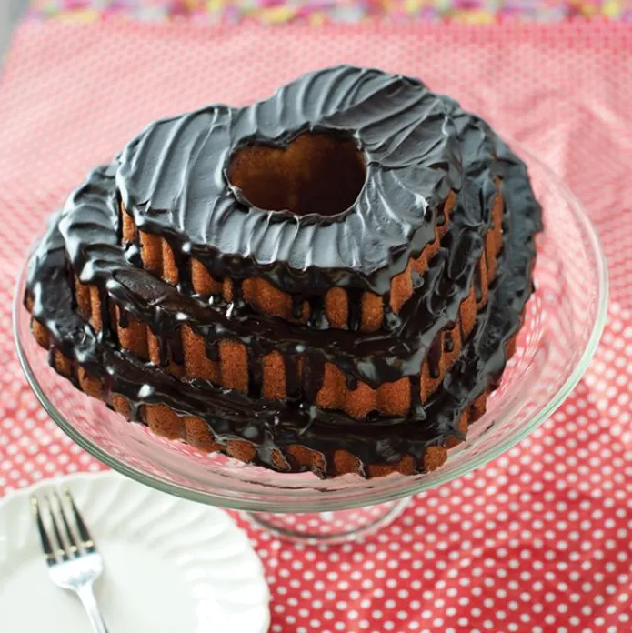 Molde Tiered Heart Bundt Pan - Nordic Ware