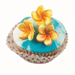 Molde y cortador para fondant flor Frangipani - Silikomart