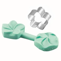 Molde y cortador para fondant flor Frangipani - Silikomart