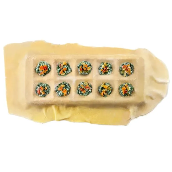 Molde y rodillo de madera para raviolis redondos - Ibili