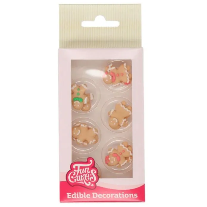 Muñecos de jengibre de azúcar (12) - Sin gluten - Funcakes