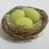 Nido con huevos de colores 6 cm