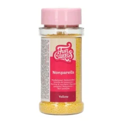 Nonpareils amarillos 80 g - Funcakes