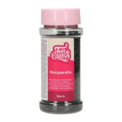 Nonpareils negros 80 g - Funcakes