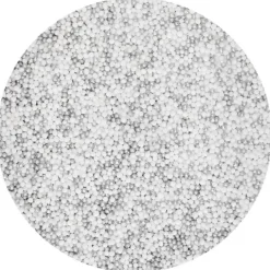 Nonpareils plata y blanco 80 g - Funcakes