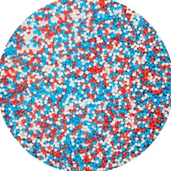 Nonpareils rojo, blanco y azul 80 g - Funcakes