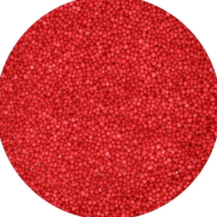 Nonpareils rojos 80 g - Funcakes