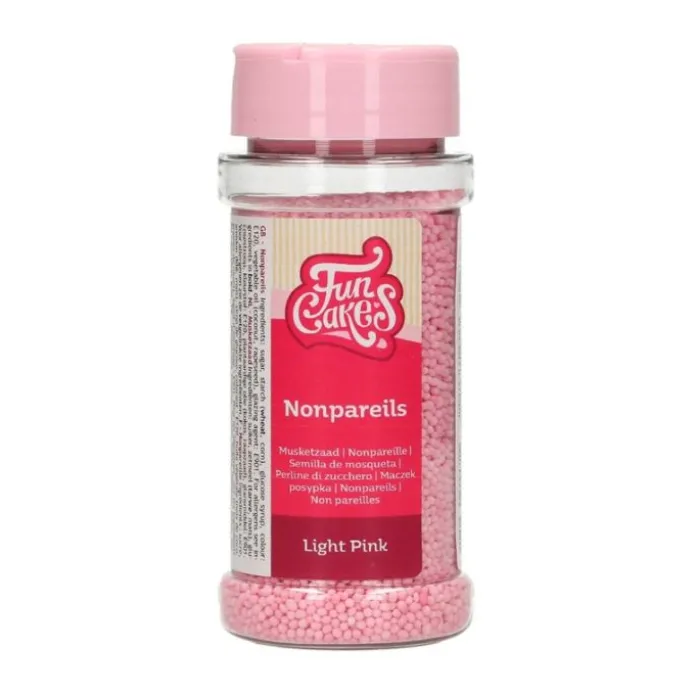 Nonpareils rosas 80 g - Funcakes