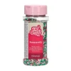 Nonpareils verdes, rojos y blancos 80 g - Funcakes