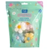Nubes de azúcar flores de colores (12) - PME