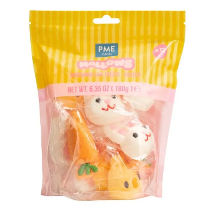 Nubes de azúcar pollito y conejo de Pascua (12) - PME