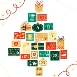 Oblea Calendario de adviento 2 - María Lunarillos