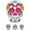 Oblea Catrina Halloween 20 cm - María Lunarillos