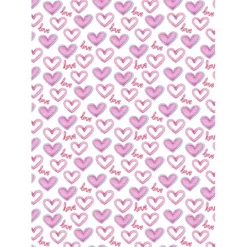 Oblea Corazones Love (A4) - María Lunarillos