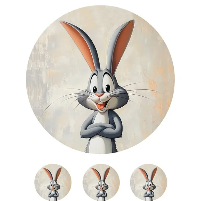 Oblea de Bugs Bunny - 20 cm - María Lunarillos