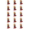 Oblea de Capitana Marvel - 5 cm (15) - María Lunarillos