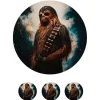 Oblea de Chewbacca - 20 cm - María Lunarillos