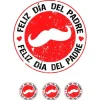 Oblea de Feliz día del padre - 20 cm - María Lunarillos