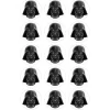 Oblea de la máscara de Darth Vader - 5 cm (15) - María Lunarillos