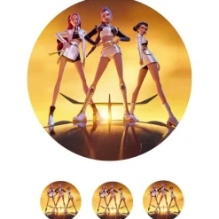 Oblea de Las guerreras K-POP - 1 - 20 cm - María Lunarillos