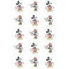 Oblea de Mickey y Minnie Mouse - 5 cm (15) - María Lunarillos