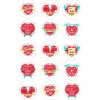 Oblea de Mix San Valentín - 5 cm (15) - María Lunarillos