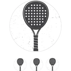 Oblea de Pala de Padel - 20 cm - María Lunarillos