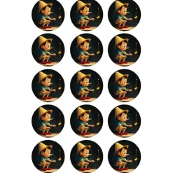 Oblea de Pinocho - 5 cm (15) - María Lunarillos