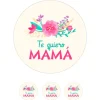 Oblea de Te quiero Mamá - 20 cm - María Lunarillos