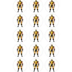 Oblea de Wolverine (Marvel) - 5 cm (15) - María Lunarillos