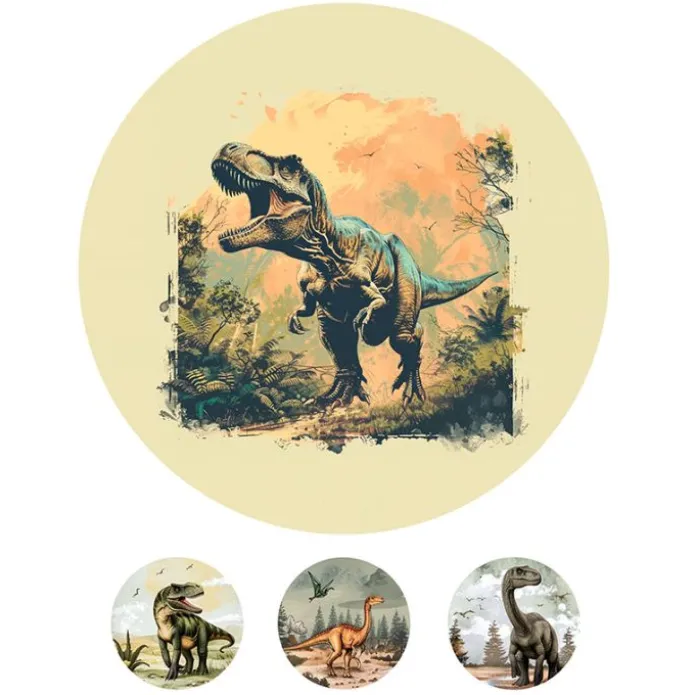 Oblea Dinosaurios 20 cm - María Lunarillos