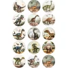 Oblea Dinosaurios mix 5 cm (15) - María Lunarillos