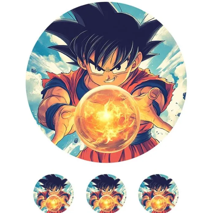 Oblea Dragon Ball 6 - 20 cm - María Lunarillos