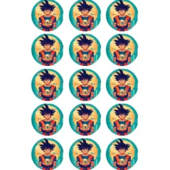 Oblea Dragon Ball 1 - 5 cm (15) - María Lunarillos