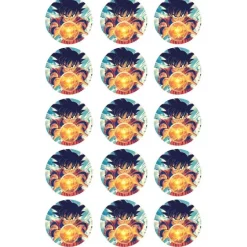 Oblea Dragon Ball 5 - 5 cm (15) - María Lunarillos