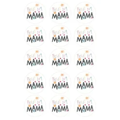 Oblea Feliz día Mamá 5 cm (15) - María Lunarillos