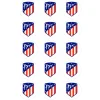 Oblea fútbol Escudo Atlético de Madrid 5 cm (15) - María Lunarillos