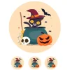 Oblea Gato Halloween - 20 cm - María Lunarillos