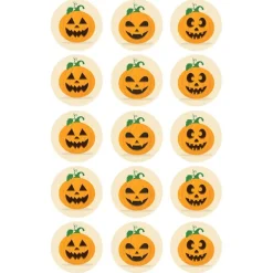 Oblea Halloween Calabazas nº 45 - María Lunarillos
