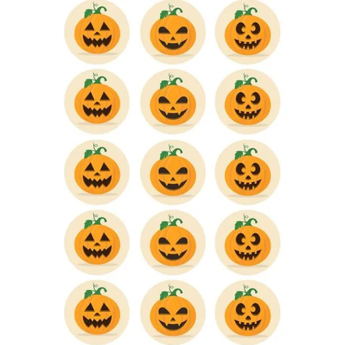 Oblea Halloween Calabazas nº 45 - María Lunarillos