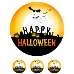 Oblea Happy Halloween - 20 cm - María Lunarillos