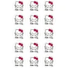 Oblea Hello Kitty 1 - 5 cm (15) - María Lunarillos